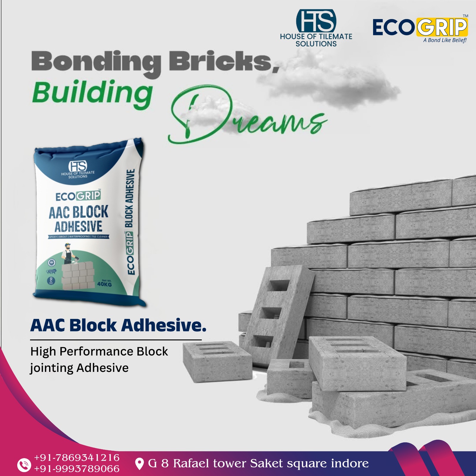 AAC Block Adhesive – The Smart Solution for Modern Construction
